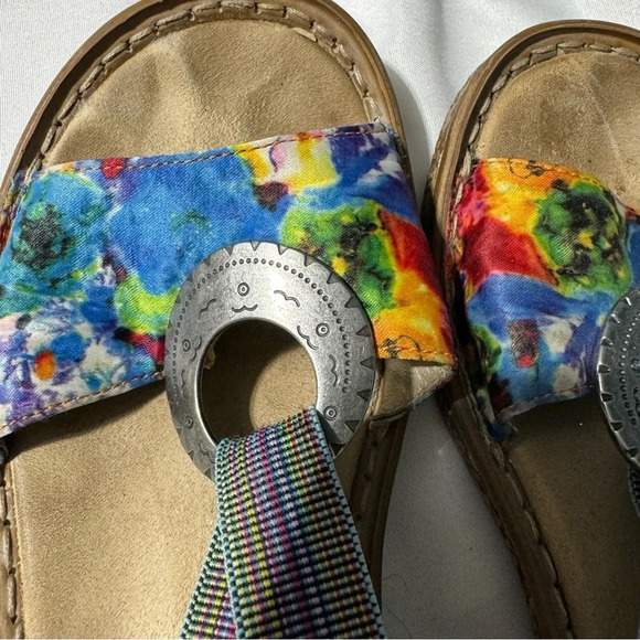 Rieker Sandals Multicolour Elastic Strap Slingback Size 36  (5 1/2) - Picture 2 of 10